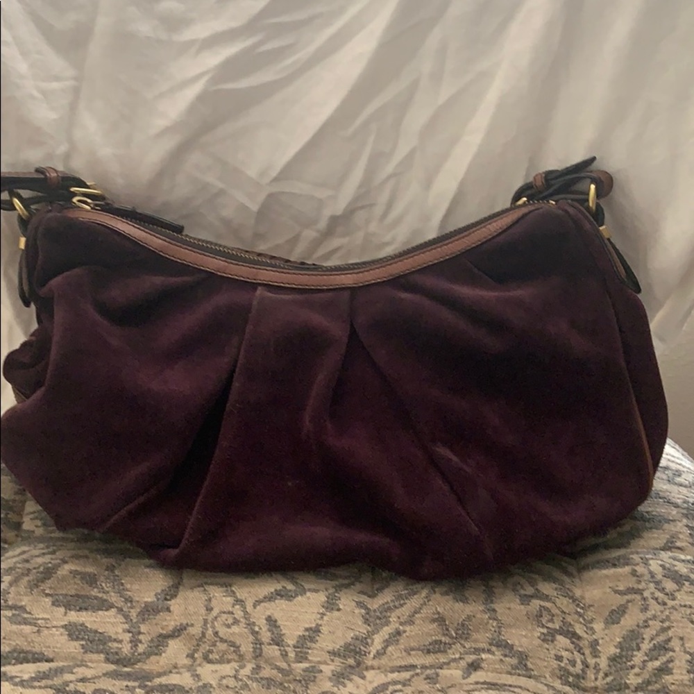 Vintage Banana Republic suede purse